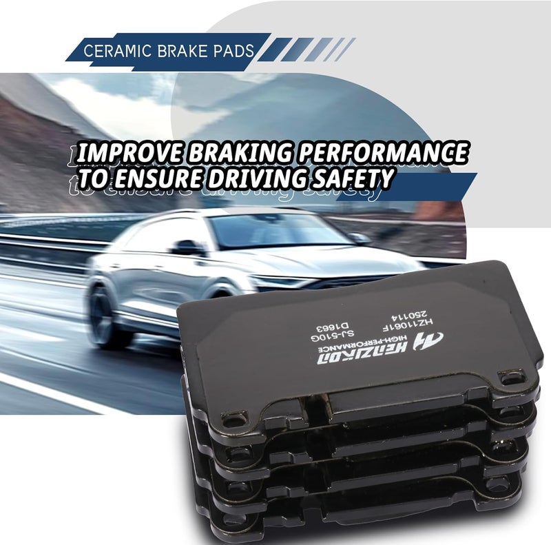 HECHENQICHE Front Ceramic Brake Pads for Audi Q5 - Image 5